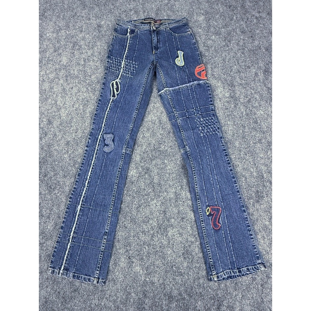 Pepe Jeans London Phoenix 61377 Bootcut Stretch Patchwork Jeans Medstone 26